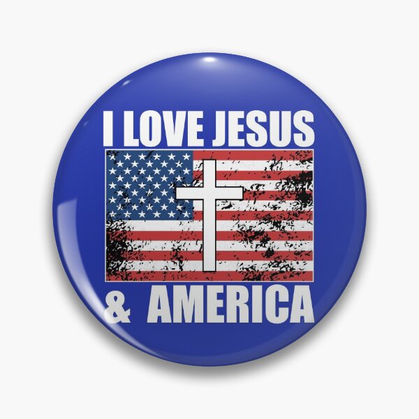 Item preview, I Love Jesus and American Flag USA Freedom Cross  designed and sold by UpwardSpin.