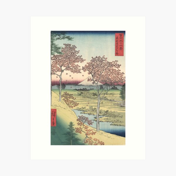 Sunset Hill, Meguro, Japan Art Print