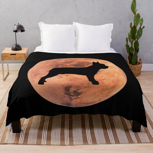 Item preview, boston terrier Dog Silhouette in Mars boston terrier lover gift designed and sold by alaechamlal.