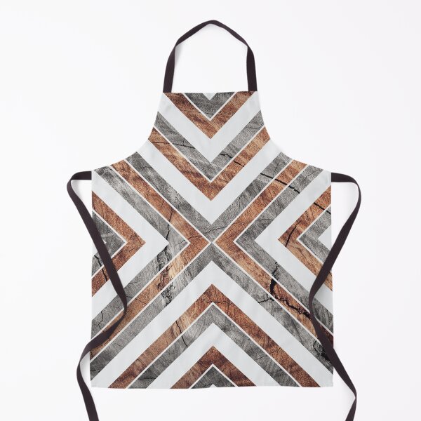 Item preview, Rustic Wood Texture Geometric Tribal Pattern Grey/White designed and sold by CynthiaGraphics.
