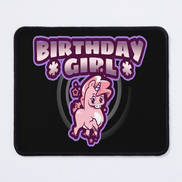 Item preview, Unicorn Birthday Girl Tee Gift Birthday Present For Girl designed and sold by Paula Helit.