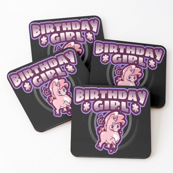 Item preview, Unicorn Birthday Girl Tee Gift Birthday Present For Girl designed and sold by Paula Helit.