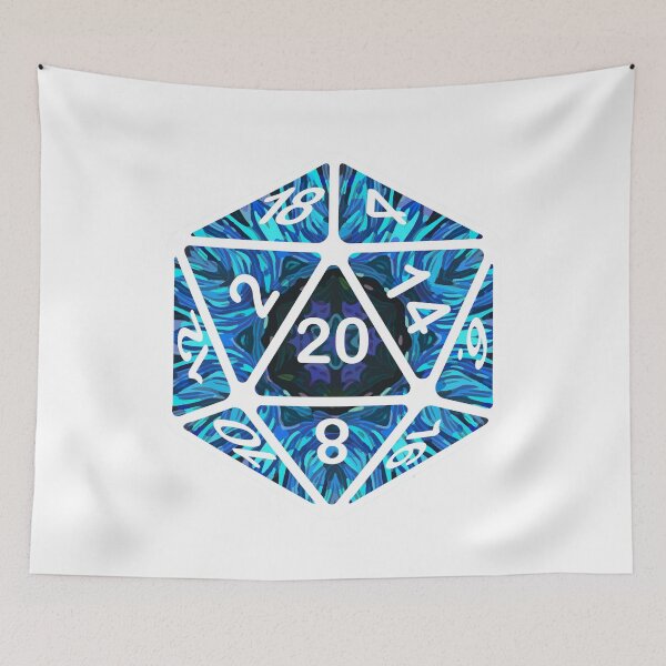 Item preview, Fine Art Fantasy AD&D Critical Hit d20 Polyhedral Dice Design designed and sold by Candlewood Museum & Gift Shoppe.
