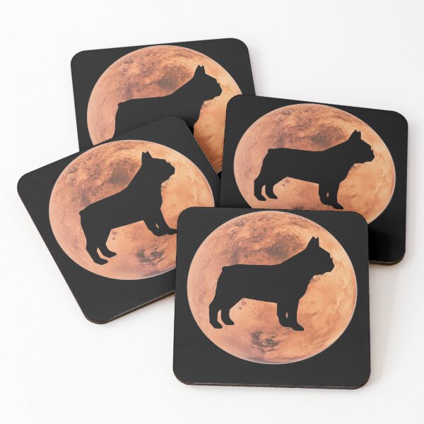 Item preview, french bulldog Dog Silhouette in Mars french bulldog lover gift designed and sold by alaechamlal.