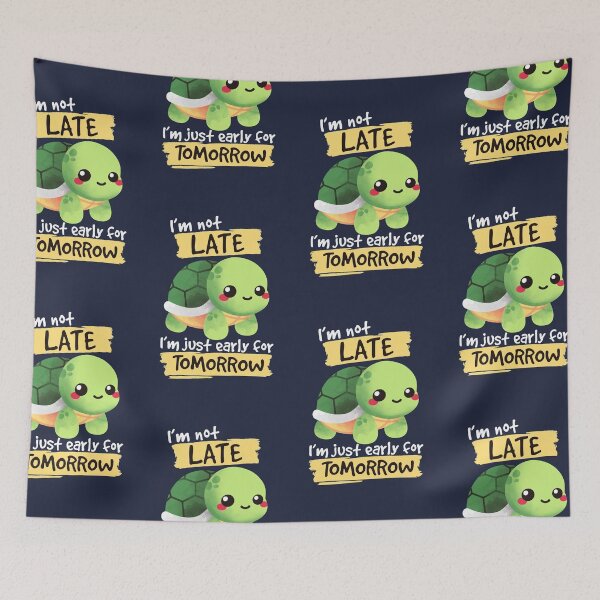 Item preview, Turtle early for tomorrow designed and sold by NemiMakeit.