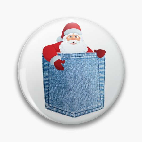 Item preview, Santa Pocket Peeker designed and sold by Sarashelle.