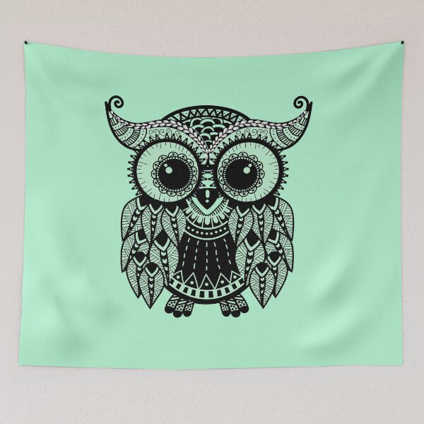 Item preview, Cute funny wise owl designed and sold by Marharyta Ushakova.