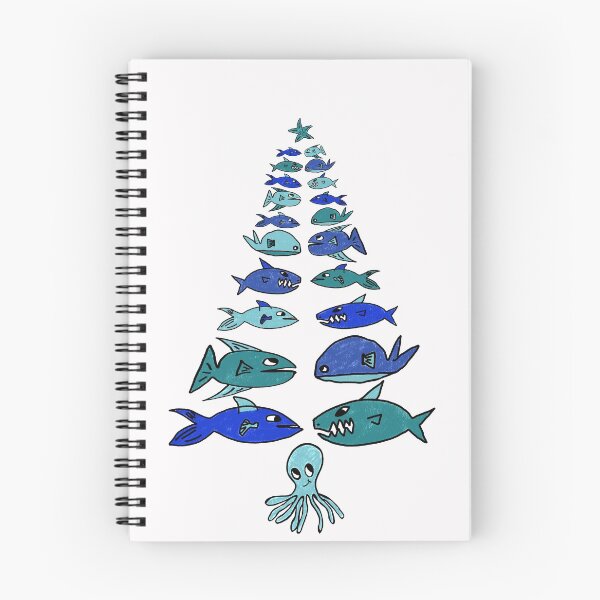 Item preview, Christmas marine tree (blue white background) designed and sold by MentaLee.