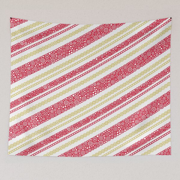 Item preview, Gold and Red Diagonal Stripes designed and sold by Pierre Bernard Jr.