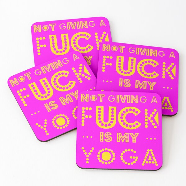 Item preview, Not Giving A F*** is my Yoga! designed and sold by Weirdolight.