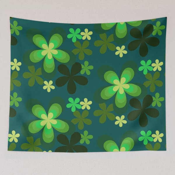 Item preview,  Flowers repeat pattern graphic art designed and sold by Sameera Amir.