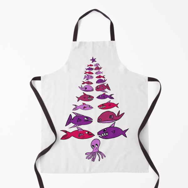 Item preview, Christmas marine tree (pink white background) designed and sold by MentaLee.