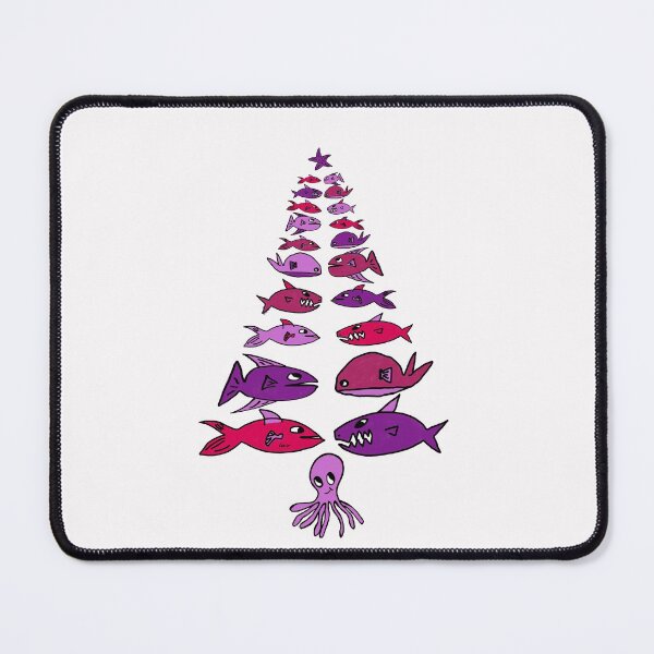 Item preview, Christmas marine tree (pink white background) designed and sold by MentaLee.