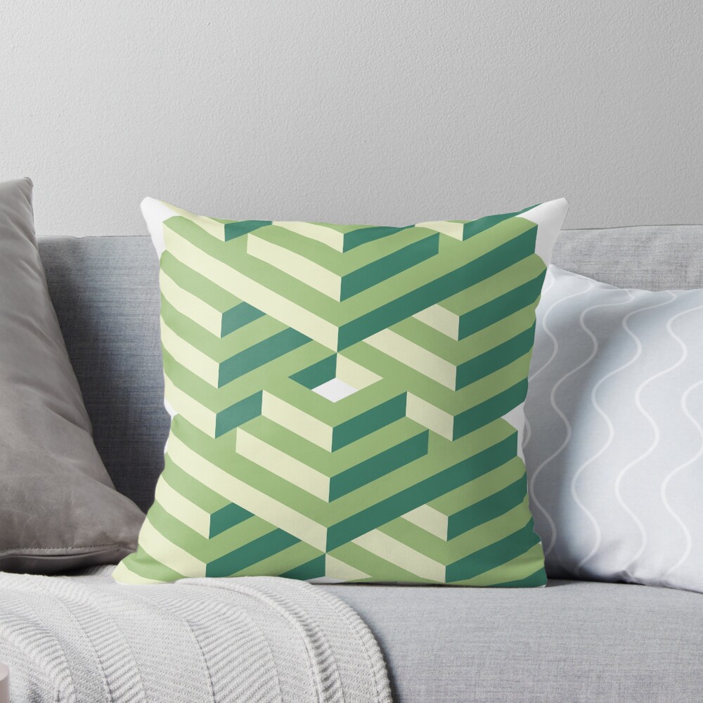 Item preview, Throw Pillow designed and sold by patternsoup.