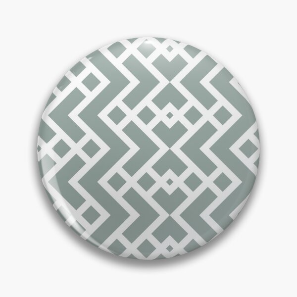 Item preview, Green and White Tessellation Line Pattern 25 Pairs Dulux 2022 Popular Colour Fresh Foliage - Color Trends designed and sold by ColorOfTheYears.