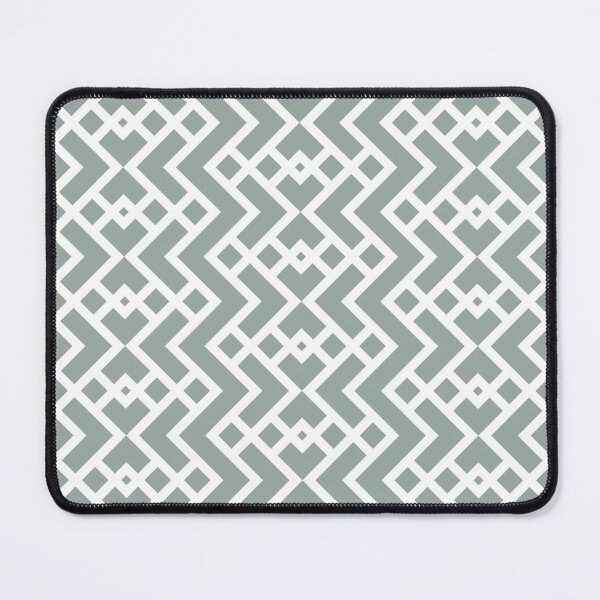 Item preview, Green and White Tessellation Line Pattern 25 Pairs Dulux 2022 Popular Colour Fresh Foliage - Color Trends designed and sold by ColorOfTheYears.