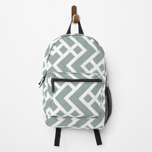 Item preview, Green and White Tessellation Line Pattern 25 Pairs Dulux 2022 Popular Colour Fresh Foliage - Color Trends designed and sold by ColorOfTheYears.