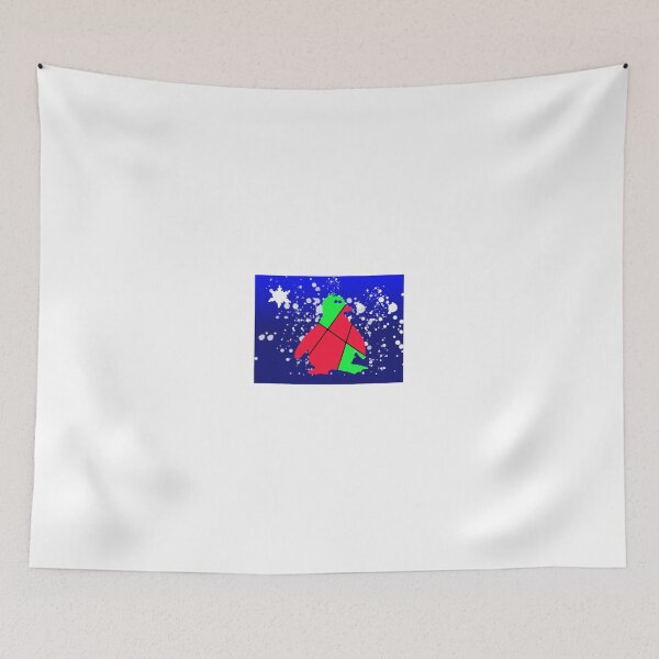 Item preview, Bright colourful Christmas Penguin   designed and sold by Yaffa1.