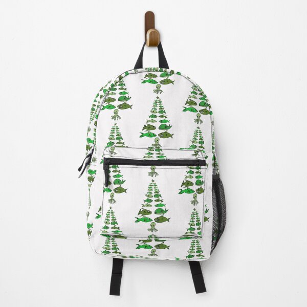 Item preview, Christmas marine tree (green white background) designed and sold by MentaLee.