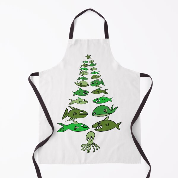 Item preview, Christmas marine tree (green white background) designed and sold by MentaLee.