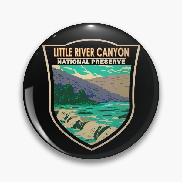 Item preview, Little River Canyon National Preserve Alabama Badge designed and sold by KrisSidDesigns.