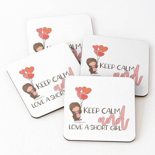 Item preview, Keep Calm And love a short girl designed and sold by Badrart.