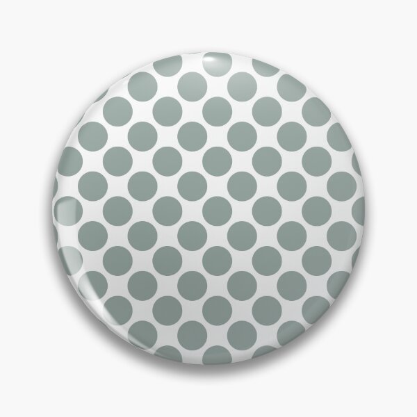 Item preview, Green and White Uniform Large Polka Dot Pattern Pairs Dulux 2022 Popular Colour Fresh Foliage - Color Trends designed and sold by ColorOfTheYears.