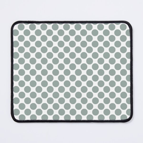 Item preview, Green and White Uniform Large Polka Dot Pattern Pairs Dulux 2022 Popular Colour Fresh Foliage - Color Trends designed and sold by ColorOfTheYears.