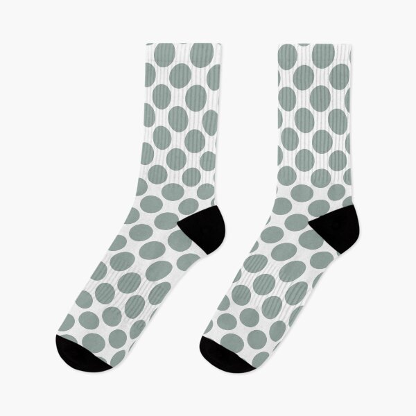 Item preview, Green and White Uniform Large Polka Dot Pattern Pairs Dulux 2022 Popular Colour Fresh Foliage - Color Trends designed and sold by ColorOfTheYears.