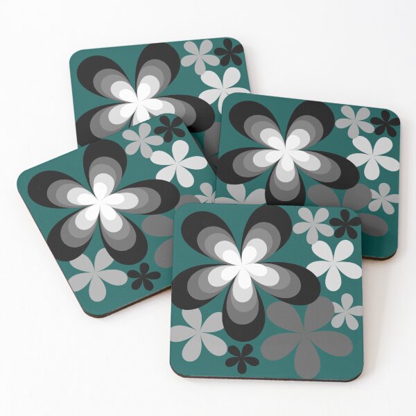 Item preview,  Flowers repeat pattern graphic art designed and sold by Sameera Amir.