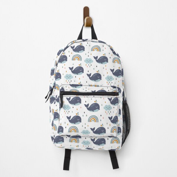 Item preview, Cute Baby Whale and Rainbow Pattern designed and sold by sweetbelle.
