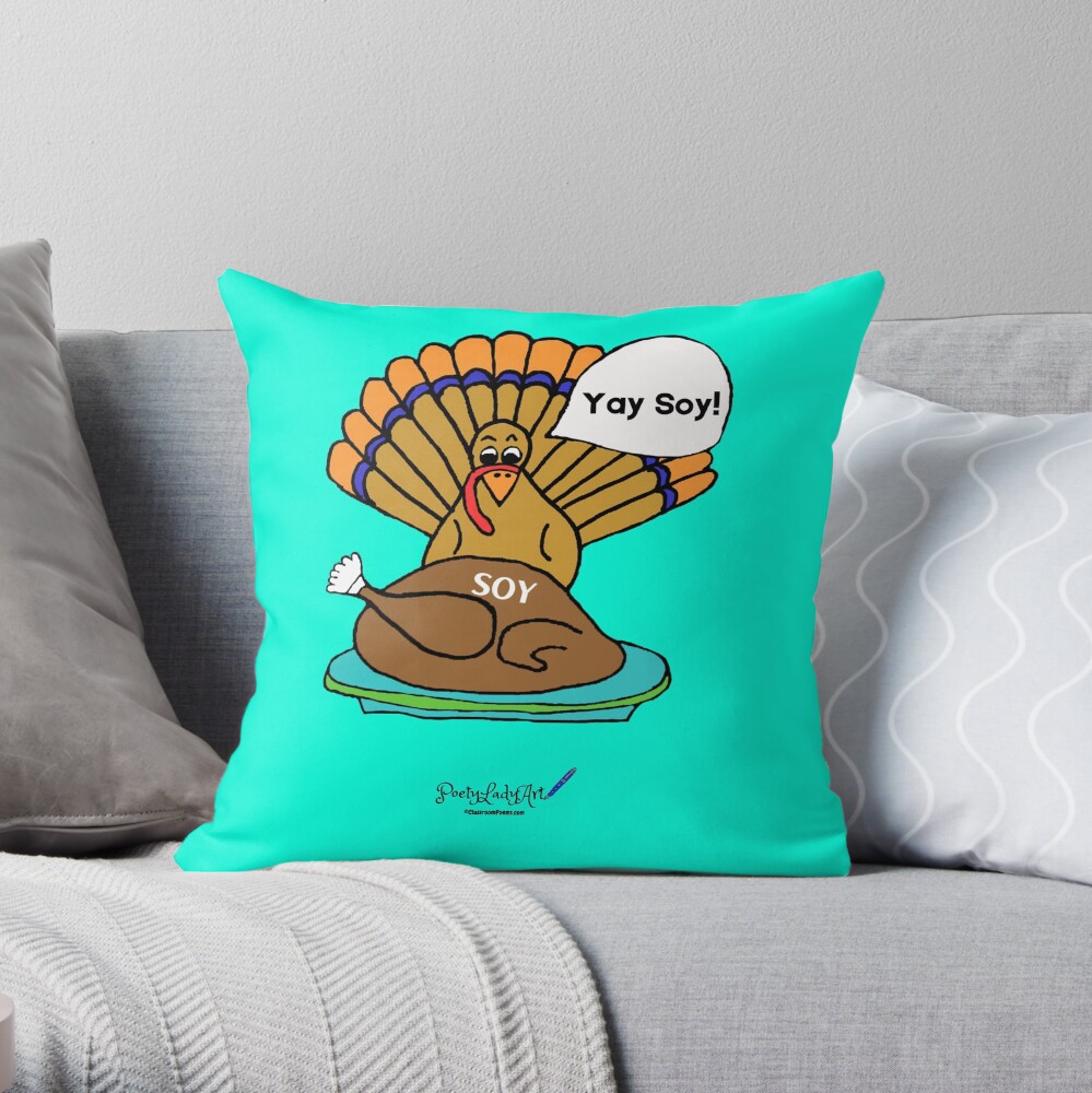 Thanksgiving Turkey Gifts Throw Pillow
