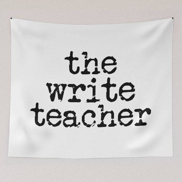 Item preview, the write teacher vert black designed and sold by TeaRoseWriter.