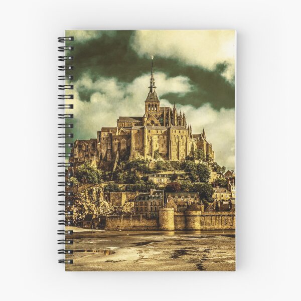 Item preview, Picturesque view at the Mont Saint Michel. France. Old style photo. designed and sold by Newlander90.