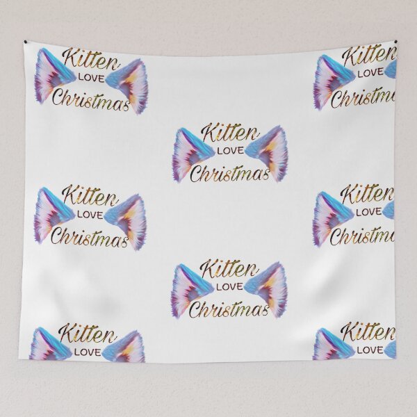 Item preview, Kitten love Christmas gift kids designed and sold by salahnewdesign.