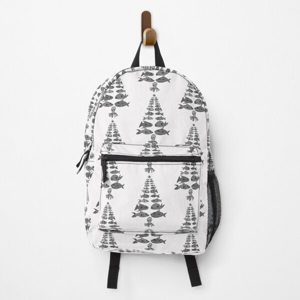 Item preview, Christmas marine tree (gray white background) designed and sold by MentaLee.