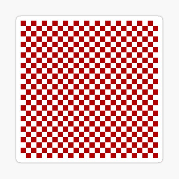 Item preview, Red And White Checker designed and sold by FantasySkyArt.