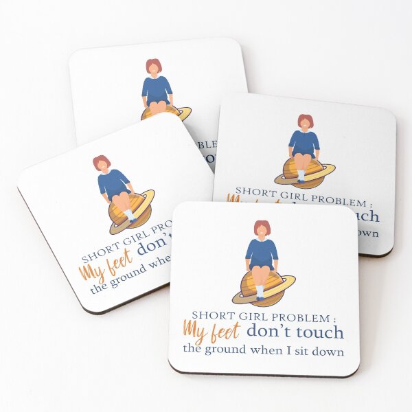 Item preview, short girl problem : my feet don't touch the ground when i sit down designed and sold by Badrart.
