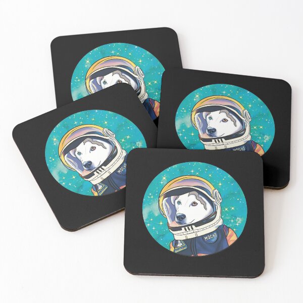 Item preview, Adorable Husky Astronaut for Husky Lovers Drawing designed and sold by Mochi-Merch.