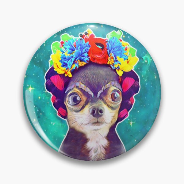 Item preview, Frida Kahlo Chihuahua for Chihuahua Lovers and Art Lovers  designed and sold by Mochi-Merch.