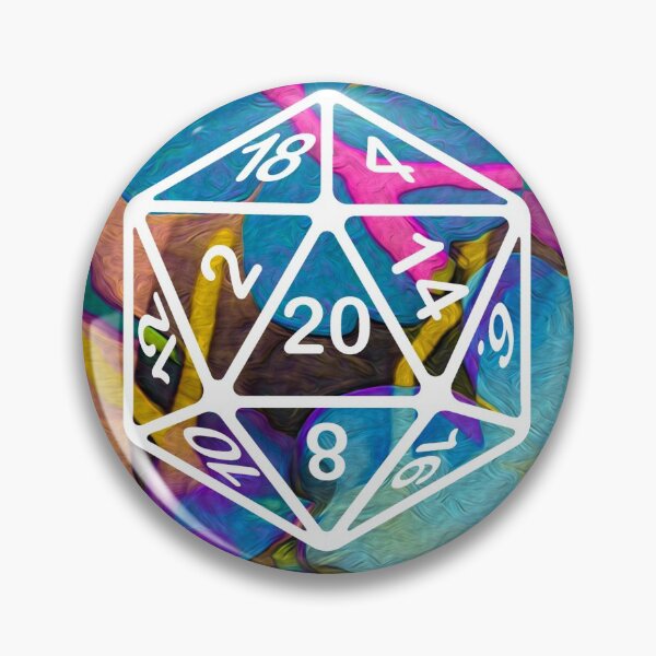 Item preview, Fine Art Fantasy AD&D Critical Hit d20 Polyhedral Dice Design designed and sold by Candlewood Museum & Gift Shoppe.