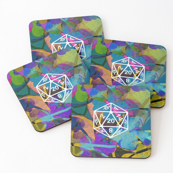 Item preview, Fine Art Fantasy AD&D Critical Hit d20 Polyhedral Dice Design designed and sold by Candlewood Museum & Gift Shoppe.