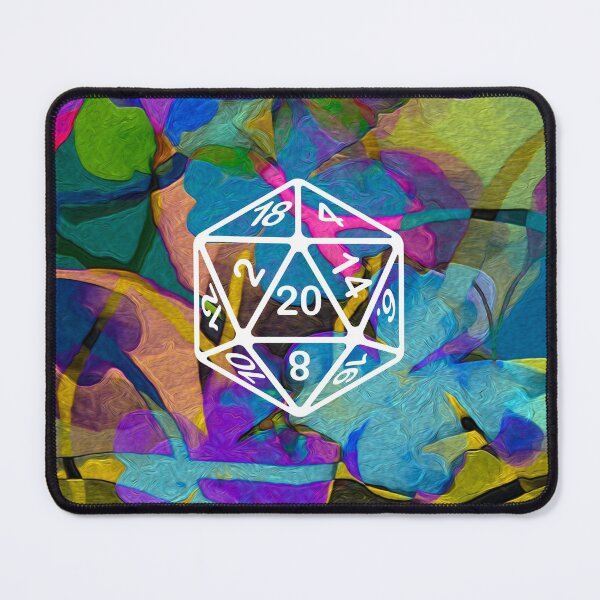 Item preview, Fine Art Fantasy AD&D Critical Hit d20 Polyhedral Dice Design designed and sold by Candlewood Museum & Gift Shoppe.