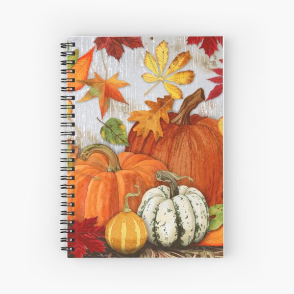 Item preview, Pumpkins and Leaves designed and sold by Lynnea Washburn.