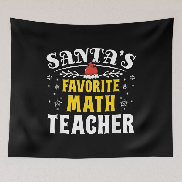 Item preview, Santa Favorite Math Teacher  designed and sold by kopleadias.
