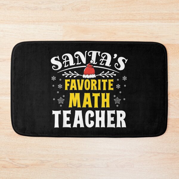 Item preview, Santa Favorite Math Teacher  designed and sold by kopleadias.
