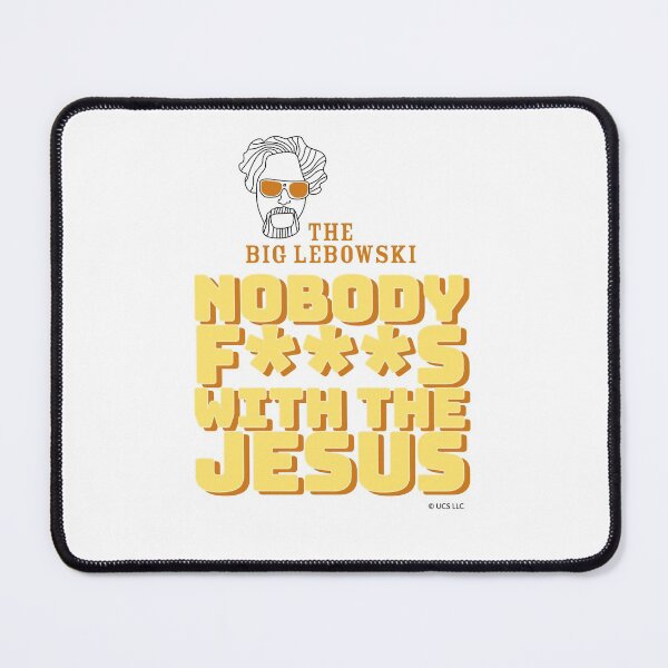 Item preview, THE BIG LEBOWSKI - NOBODY F---S WITH JESUS - MOVIE  designed and sold by Tropical Blood.