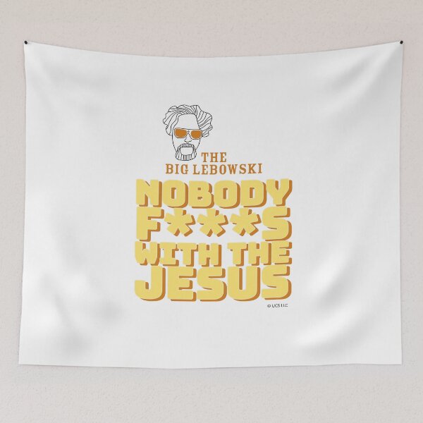 Item preview, THE BIG LEBOWSKI - NOBODY F---S WITH JESUS - MOVIE  designed and sold by Tropical Blood.
