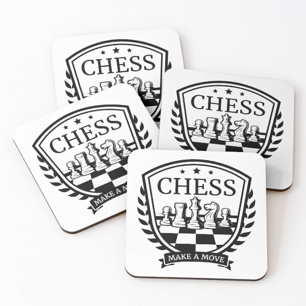 Item preview, Make A Move: Chess Crest T-Shirt designed and sold by Happy Puppy Print On Demand.
