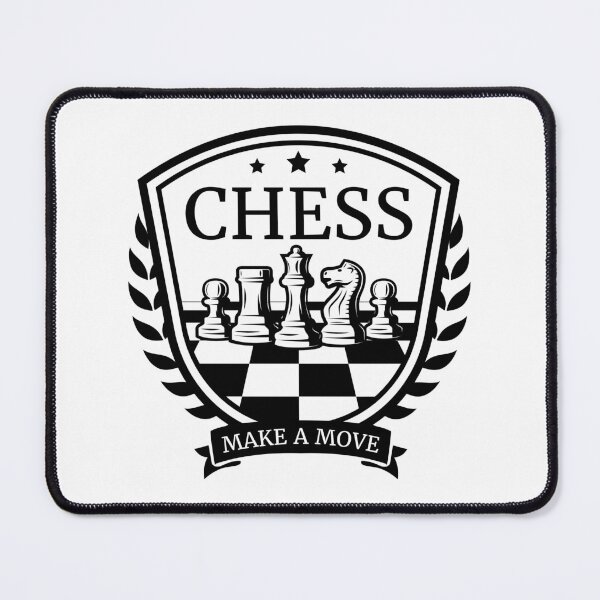 Item preview, Make A Move: Chess Crest T-Shirt designed and sold by Happy Puppy Print On Demand.
